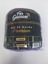 Fio de malha guarani Premium 140 metros 27mm cor roxo