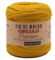 Fio de malha premium 25mm círculo 140 metros cor 1748 curry Fio de malha premium 25mm círculo 140 metros cor 1748 curry