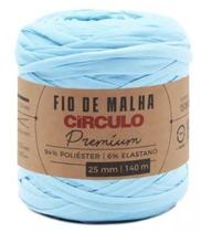 Fio de Malha Premium 25mm Círculo 140 Metros Cor 2012 Azul Candy