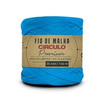 Fio de Malha Premium Círculo 25mm 270g Azul Tropical Fio de Malha Premium Círculo 25mm 270g Azul Tropical
