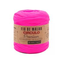 Fio de Malha Premium Círculo 25mm 270g Rosa Tropical