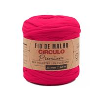 Fio de Malha Premium Círculo 25mm 270g Rosa Vermelha Fio de Malha Premium Círculo 25mm 270g Rosa Vermelha