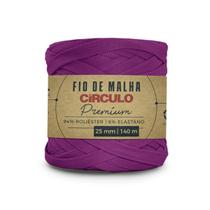 Fio de Malha Premium Círculo 25mm 270g Roxo Brilhante Fio de Malha Premium Círculo 25mm 270g Roxo Brilhante