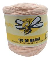Fio De Malha Residual 1Kg Artesanato Croche Trico Rosa Talco