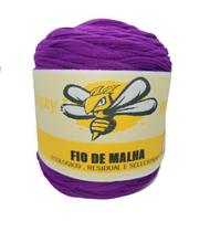 Fio De Malha Residual 1Kg Artesanato Croche Trico Uva Escuro