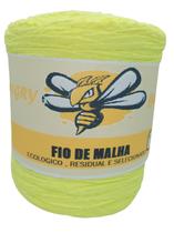 Fio De Malha Residual 1Kg Croche Trico Amarelo Delicado