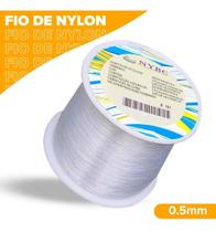 Fio De Nylon 0.5mm - Rolo Com 100 Metros - Nybc