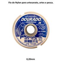 Fio de Nylon 0,20mm x 100m / Linha de Pesca Premium Mazzaferro