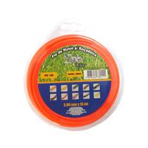 Fio de Nylon 15 Metros 3,00mm Redondo para Roçadeira Spin Blister Vulcan Fio de Nylon 15 Metros 3,00mm Redondo para Roçadeira Spin Blister Vulcan
