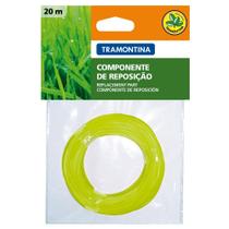 Fio de Nylon 1,8 mm Tramontina para Aparador de Grama com 20 m de Comprimento