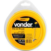 Fio De Nylon 2.7mm x 50m Redondo Vonder Fio De Nylon 2.7mm x 50m Redondo Vonder