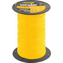 Fio de Nylon 2,0mm x 500m Redondo para Roçadeiras e Aparadores Vonder Rolo Amarelo Universal Fio de Nylon 2,0mm x 500m Redondo para Roçadeiras e Aparadores Vonder Rolo Amarelo Universal