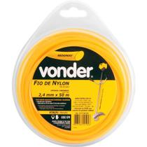 Fio De Nylon 2,4mm X 50M Redondo Vonder Fio De Nylon 2,4mm X 50M Redondo Vonder