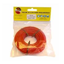 Fio de nylon 2,6mm quadrado 100g aprox 13m - agro max power pm 036