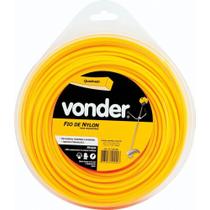 Fio de nylon 3,0mmx50m quadrado para roçadeiras e aparadores - Vonder Fio de nylon 3,0mmx50m quadrado para roçadeiras e aparadores - Vonder