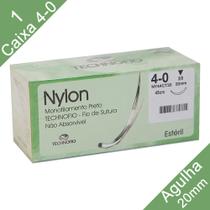 Fio De Nylon 4-0 45cm AG Com 24 Unidades - Cirurgica MedPlus