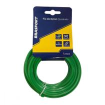 Fio De Nylon Brasfort Quadrado 1,8Mm/ 10M 9002 Fio De Nylon Brasfort Quadrado 1,8Mm/ 10M 9002