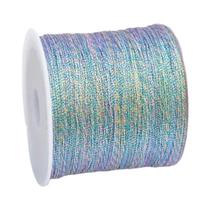 Fio De Nylon Colorido Dourado E Prateado 100M Corda Trançada De 3 Fios Para Acessórios De Joalheria