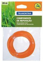 Fio De Nylon P/Cortador De Grama 1,8mm 20mts - TRAMONTINA