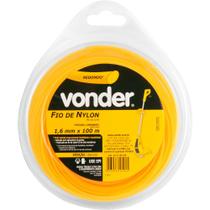 Fio de nylon para aparador de grama 1,6 mm x 100 metros Fio de nylon para aparador de grama 1,6 mm x 100 metros