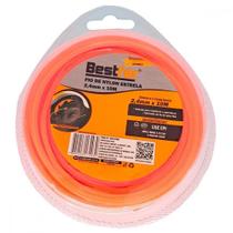 Fio De Nylon Para Aparador De Grama Bestfer Estrela 2,4Mmx10M Fio De Nylon Para Aparador De Grama Bestfer Estrela 2,4Mmx10M