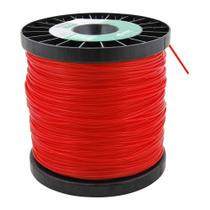 Fio de Nylon para Aparador de Grama Vermelho 2,0mm 2.0kg Ekilon