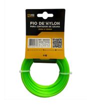 Fio de Nylon para Roçadeira Cortar Grama 2mm 15 metros