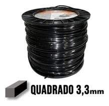 Fio de Nylon para Roçadeira Quadrado 3,3MM Rolo com 228 Mts 00009303801 STIHL Fio de Nylon para Roçadeira Quadrado 3,3MM Rolo com 228 Mts 00009303801 STIHL