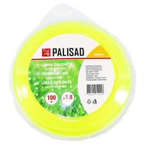 Fio de nylon redondo para rocadeira 1.8mm 100mts palisad 9684655