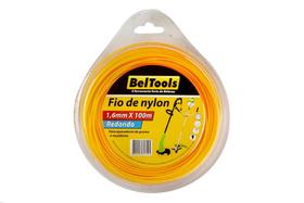 Fio de Nylon Redondo Roçadeira 1,6mm x100m Beltools