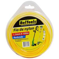 Fio de Nylon Redondo Roçadeira 1,8mm x100m Beltools Fio de Nylon Redondo Roçadeira 1,8mm x100m Beltools