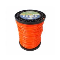 Fio De Nylon Rolo 2kg 226 Metros Quadrado 3mm Laranja Spin