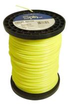 Fio de Nylon Rolo 2kg com 248 Metros - Redondo 3,00mm - Cor Amarelo - Spin Linha Premium