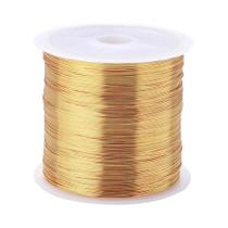 Fio De Ouro, Prata E Cobre Para Fabricação De Joias 15-100m/Rolo Cordão Para DIY Pulseira Colar