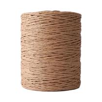 Fio De Palha De Ráfia Natural 280-300m/Rolo Para Tricô Crochê DIY Acessórios Artesanais De Verão