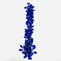 Fio de Pedras 22x10mm 20un Gota Azul Marinho Artesanato 30cm