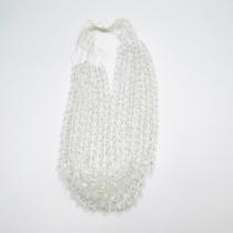 Fio de Pedras Balão 8mm 44un Cristal 35cm Artesanato Biju