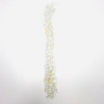 Fio de Pedras Retângulo 14x9mm 25un Cristal Artesanato 35cm