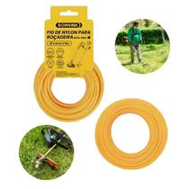 Fio de Roçadeira Nylon 3mm Redondo 15 Metros