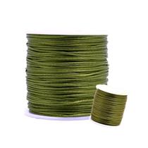 Fio de Seda 1.0 mm Cordão Rabo de Rato 1.0 mm Verde Musgo Nº 260 100 Metros OEM Fio de Seda 1.0 mm Cordão Rabo de Rato 1.0 mm Verde Musgo Nº 260 100 Metros OEM