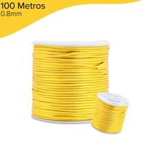 Fio De Seda Amarelo Gema - Cordão Rabo De Rato 0.8mm - Nybc Fio De Seda Amarelo Gema - Cordão Rabo De Rato 0.8mm - Nybc