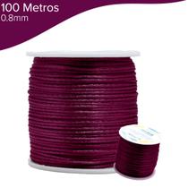 Fio De Seda Beterraba - Cordão Rabo De Rato 0.8mm - Nybc