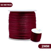 Fio De Seda Beterraba - Cordão Rabo De Rato 2mm - Nybc