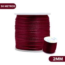 Fio De Seda Bordo - Cordão Rabo De Rato 2mm - Nybc