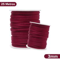 Fio De Seda Bordo - Cordão Rabo De Rato 3mm - Nybc