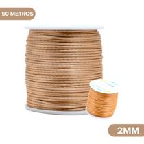 Fio De Seda Bronze - Cordão Rabo De Rato 2mm - Nybc