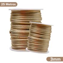 Fio De Seda Caramelo - Cordão Rabo De Rato 3mm - Nybc