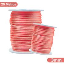 Fio De Seda Coral - Cordão Rabo De Rato 3mm - Nybc