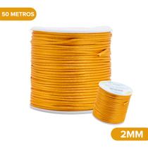 Fio De Seda Dourado - Cordão Rabo De Rato 2mm - Nybc Fio De Seda Dourado - Cordão Rabo De Rato 2mm - Nybc