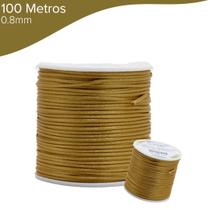 Fio De Seda Mostarda - Cordão Rabo De Rato 0.8mm - Nybc